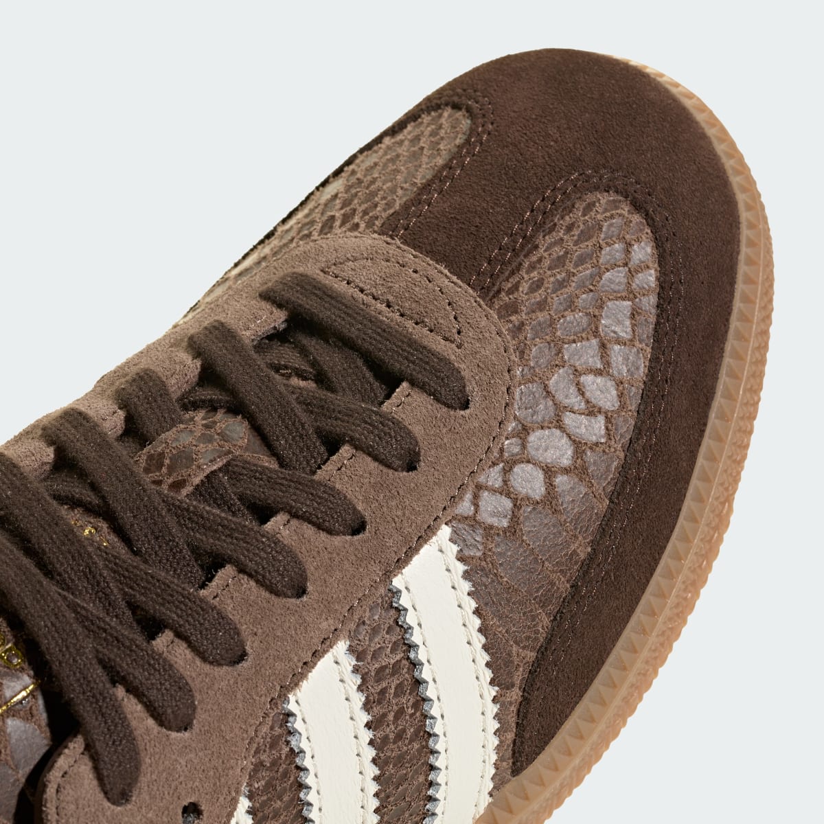 Adidas Men's SAMBA OG SHOES - Earth Strata / Off White / Gum - Image 9
