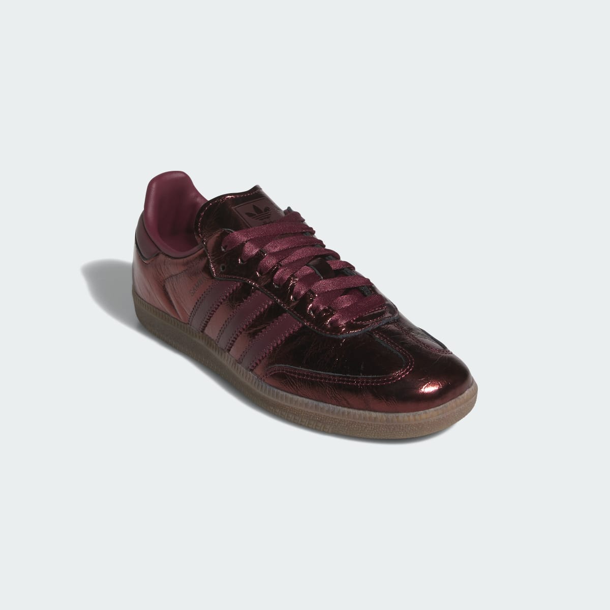 Adidas Women's SAMBA OG SHOES - Maroon / Maroon / Gum - Image 4