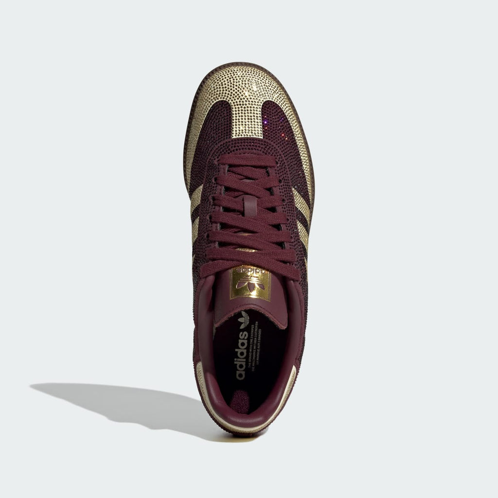 Adidas Women's SAMBA OG SHOES - Maroon / Warm Vanilla / Gum - Image 2