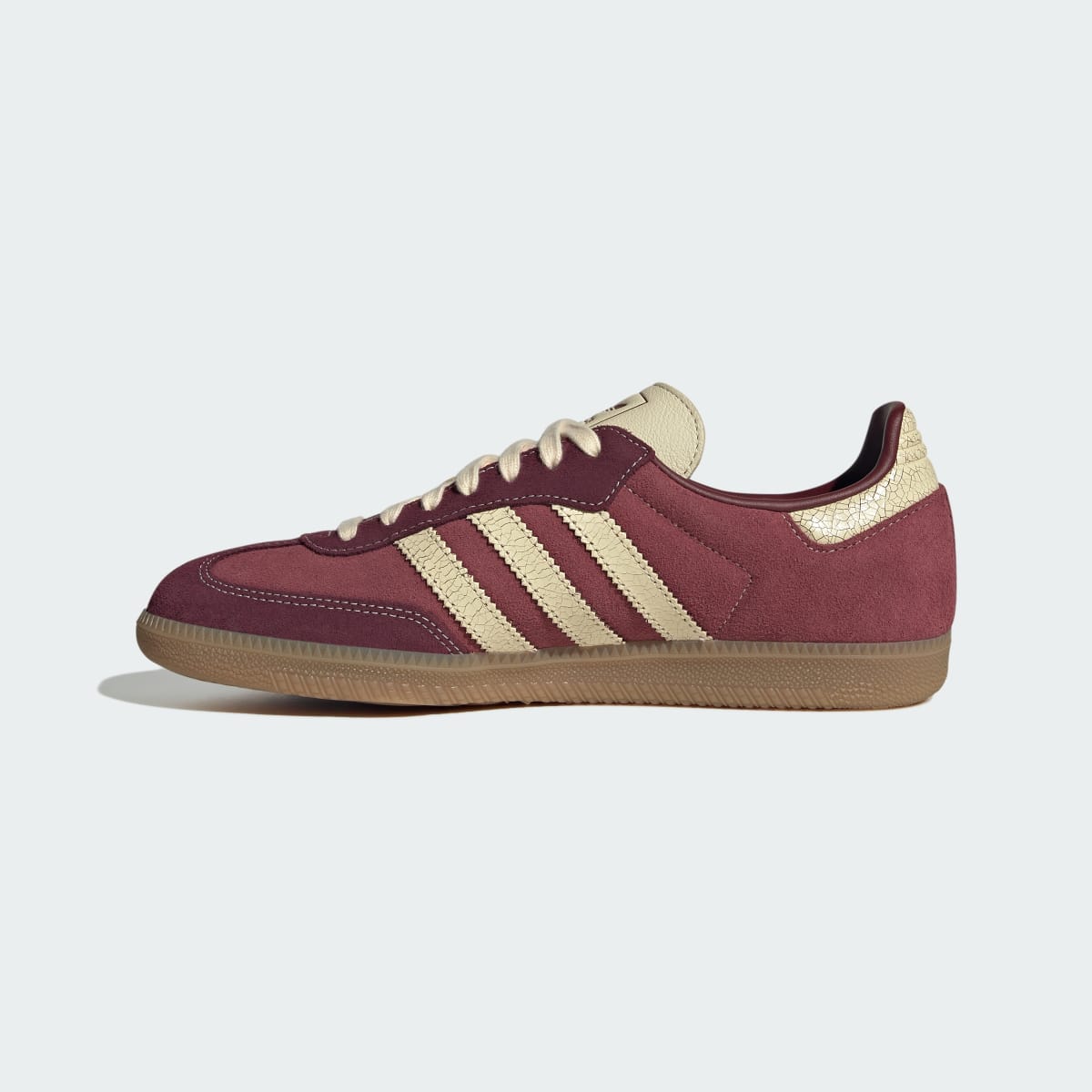 Adidas Men's SAMBA OG SHOES - Shadow Red / Warm Vanilla / Gum - Image 6