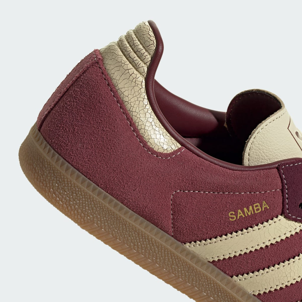 Adidas Men's SAMBA OG SHOES - Shadow Red / Warm Vanilla / Gum - Image 9