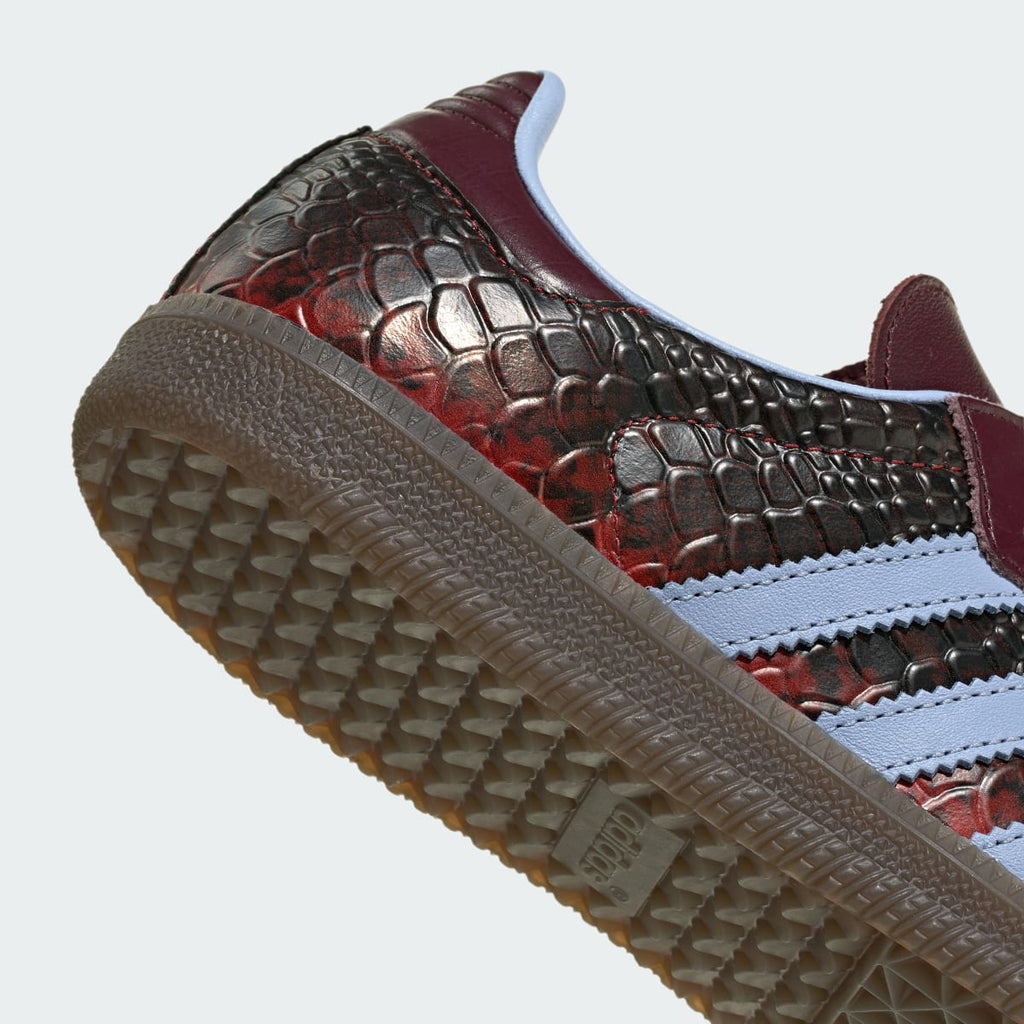Adidas Women's SAMBA OG SHOES - Maroon / Blue Dawn / Gold Metallic - Image 7