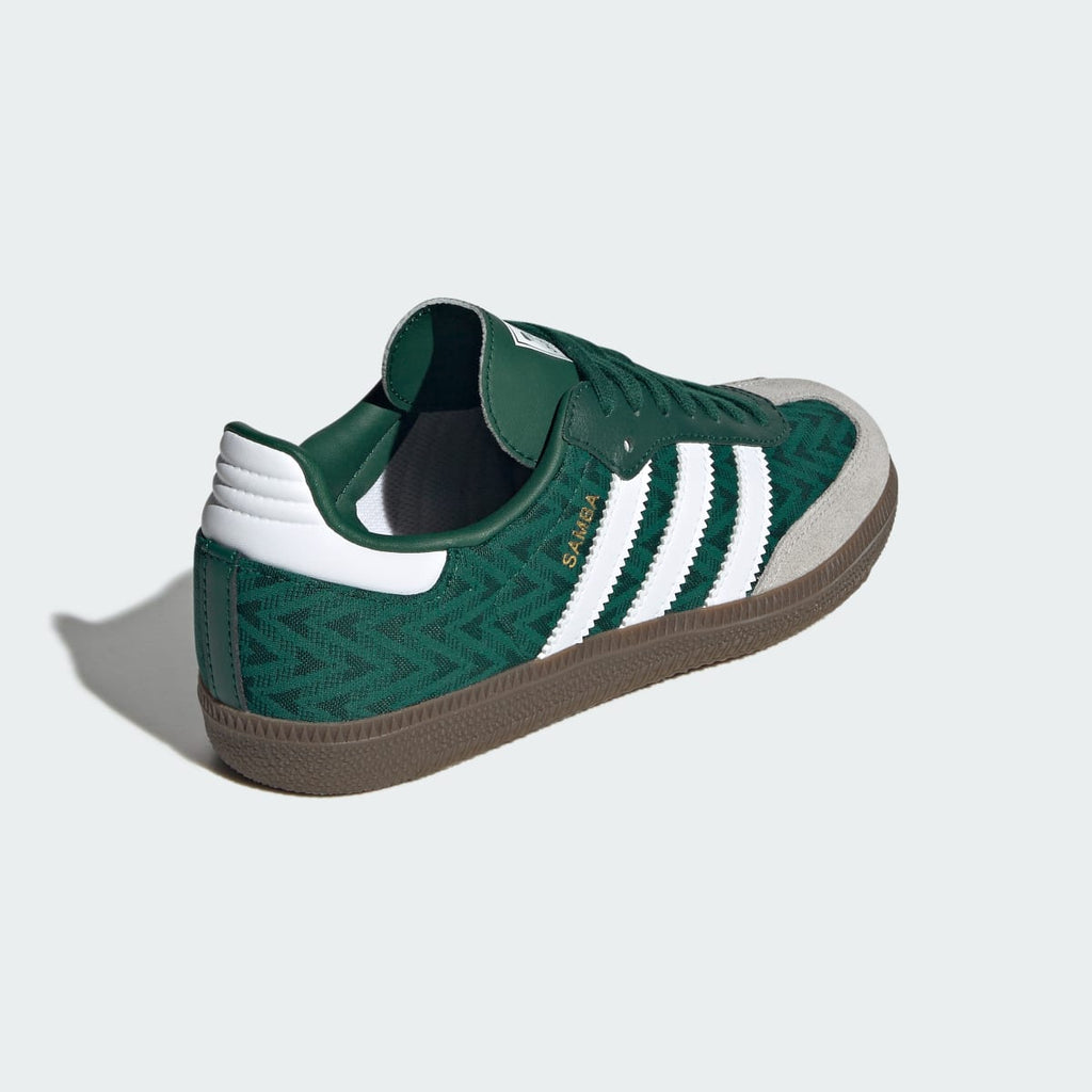 Adidas Kids' SAMBA OG SHOES - Collegiate Green / Cloud White / Gum - Image 5