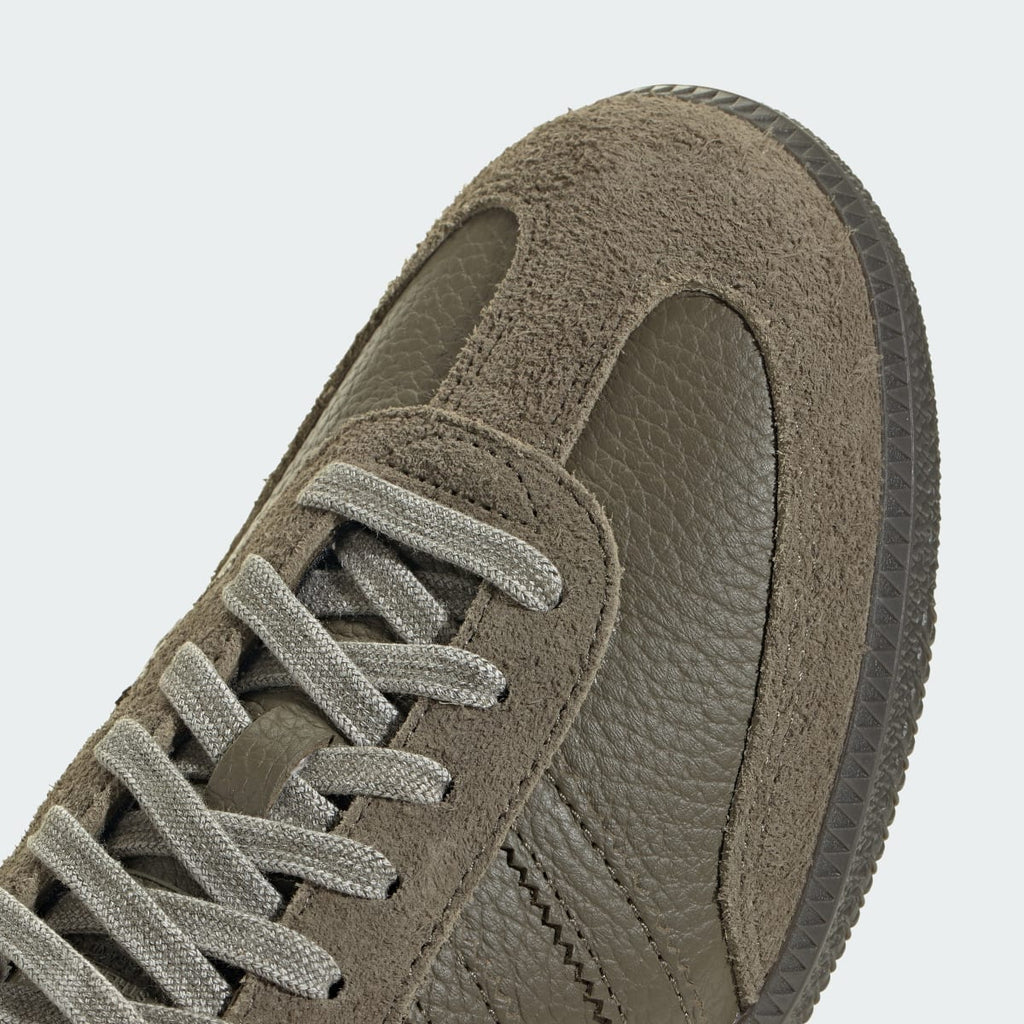 Adidas Men's SAMBA OG SHOES - Olive Strata / Olive Strata / Shadow Olive - Image 7