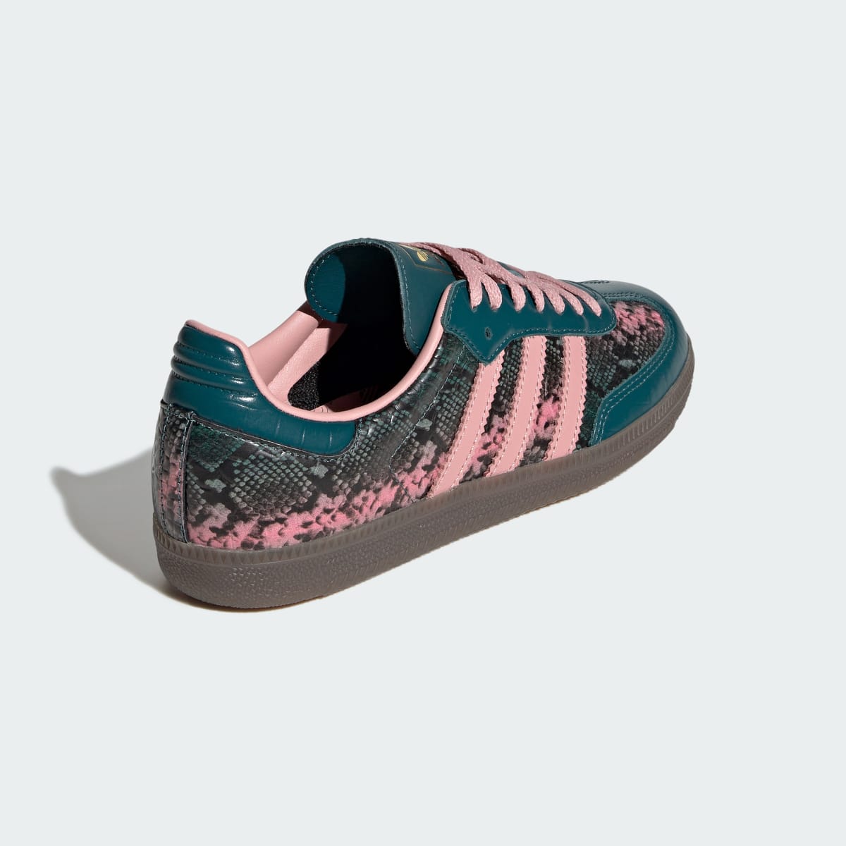 Adidas Women's SAMBA OG SHOES - Rich Green / Wonder Mauve / Gold Metallic - Image 5