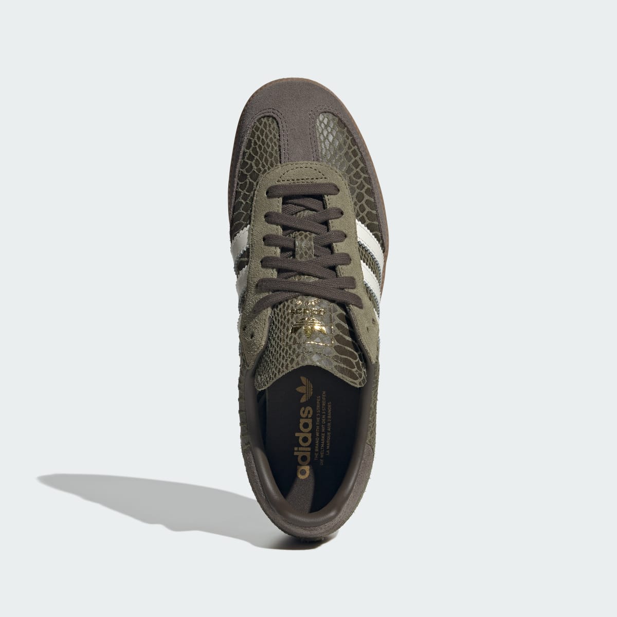Adidas Men's SAMBA OG SHOES - Focus Olive / Off White / Gum - Image 2