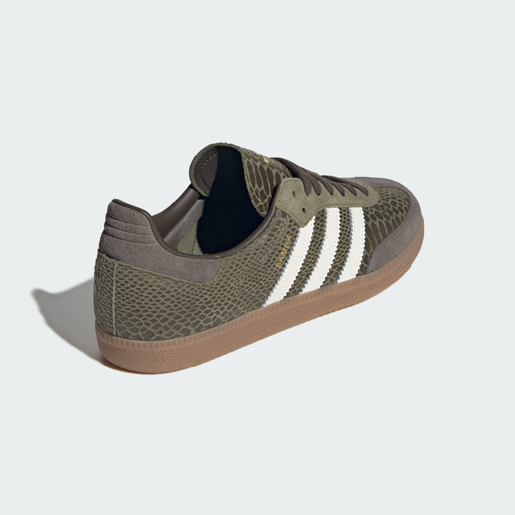 Adidas Men's SAMBA OG SHOES - Focus Olive / Off White / Gum - Image 5