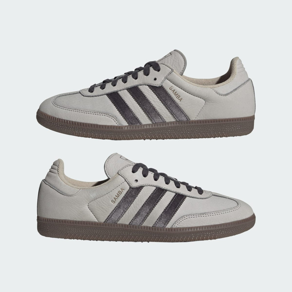 Adidas Men's SAMBA OG SHOES - Grey Two / Utility Black / Gum - Image 7