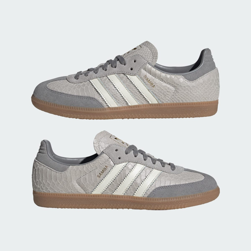 Adidas Men's SAMBA OG SHOES - Grey Two / Off White / Gum - Image 7