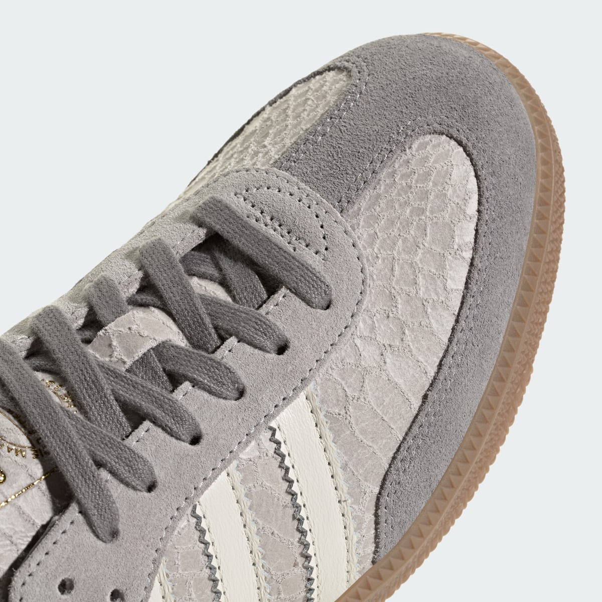 Adidas Women's SAMBA OG SHOES - Grey Two / Off White / Gum - Image 8