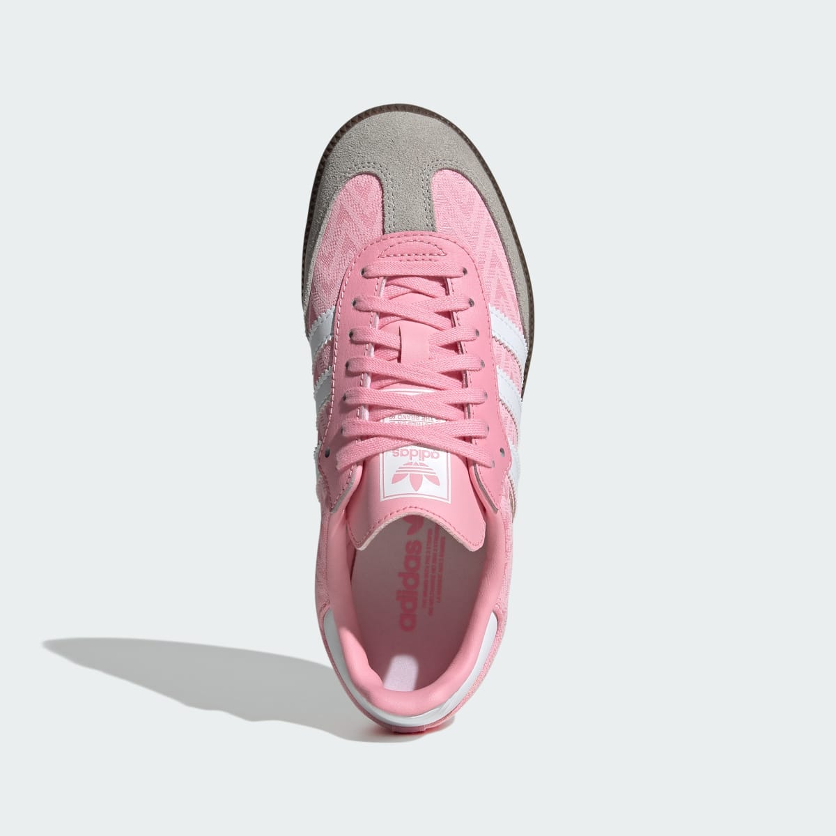 Adidas Kids' SAMBA OG SHOES - Light Pink / Cloud White / Gum - Image 2