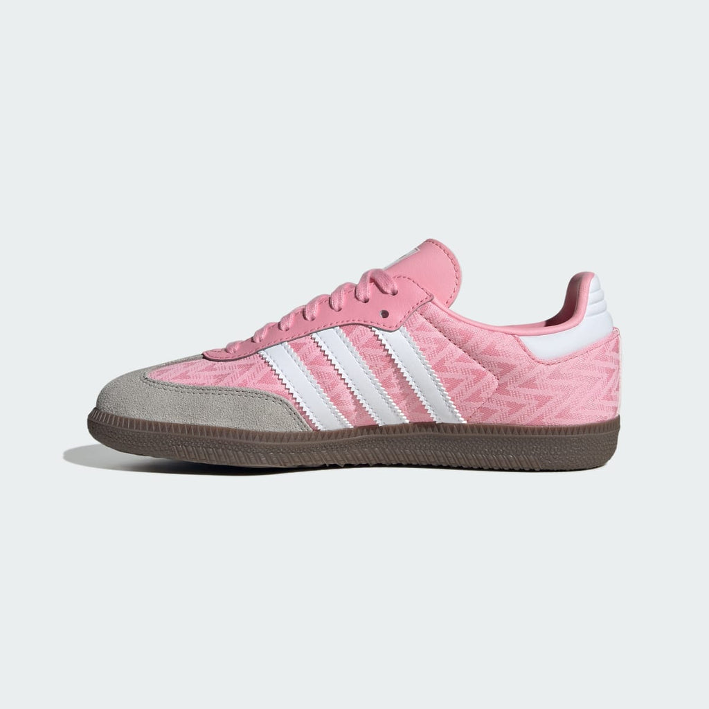 Adidas Kids' SAMBA OG SHOES - Light Pink / Cloud White / Gum - Image 6