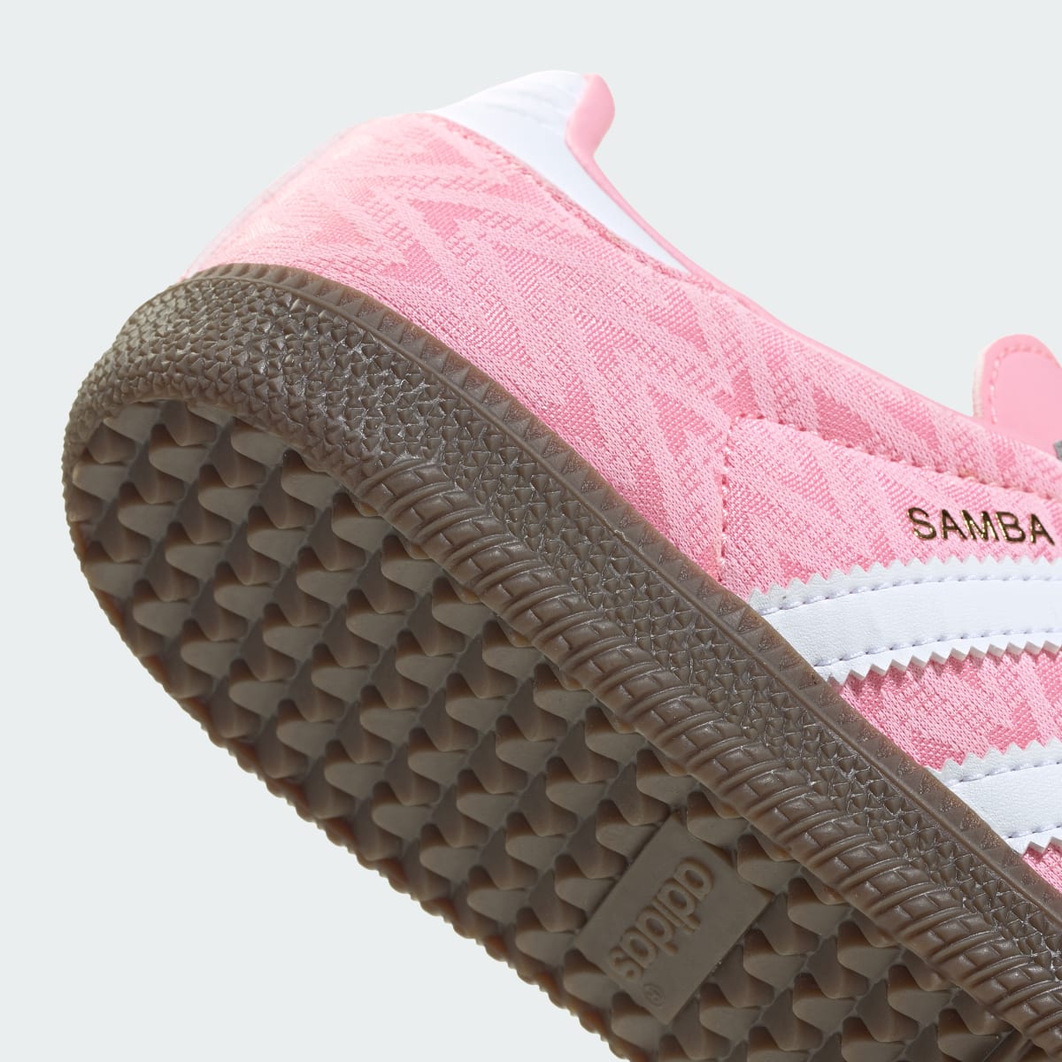 Adidas Kids' SAMBA OG SHOES - Light Pink / Cloud White / Gum - Image 8