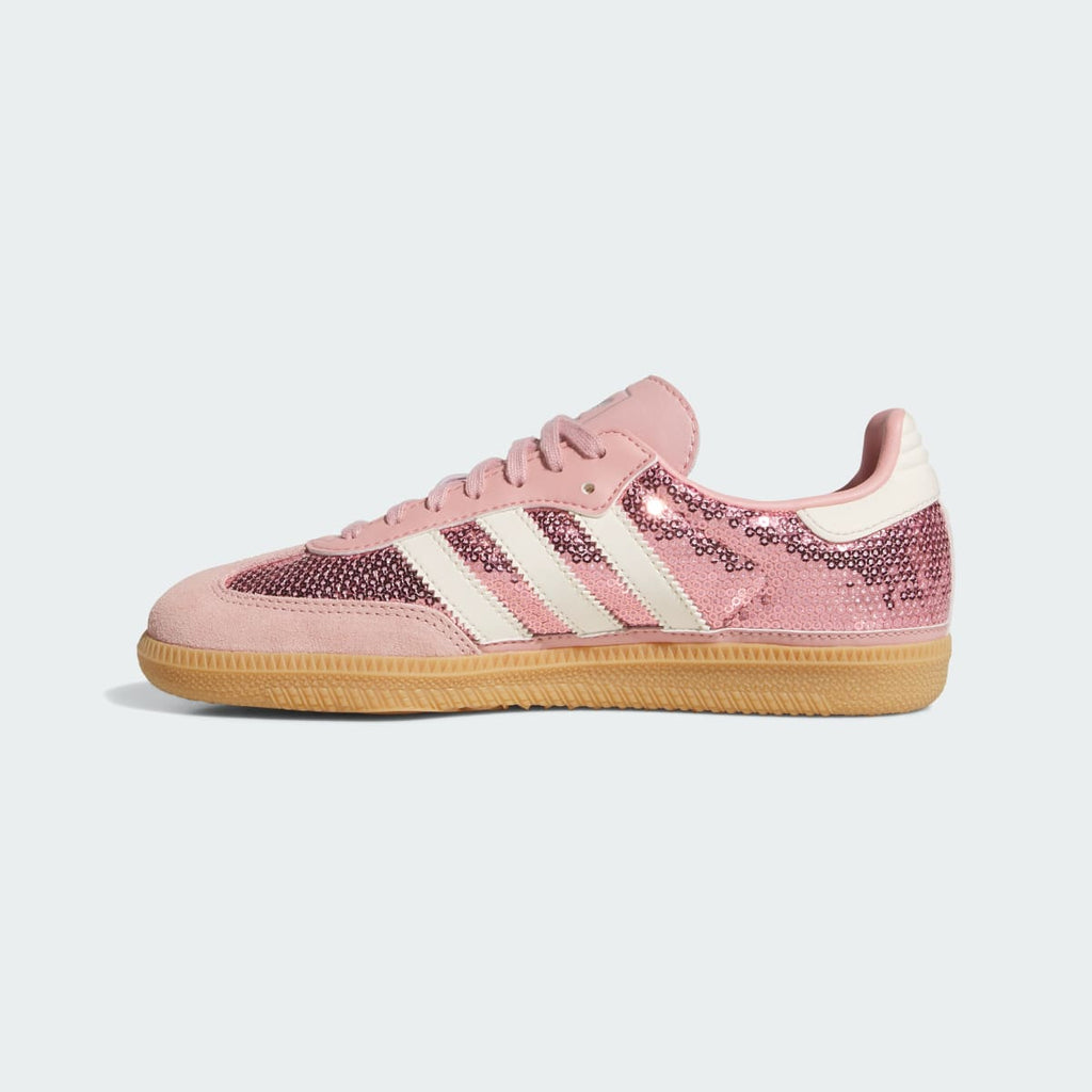 Adidas Kids' SAMBA OG SHOES - Wonder Mauve / Cream White / Tech Grey Metallic - Image 6