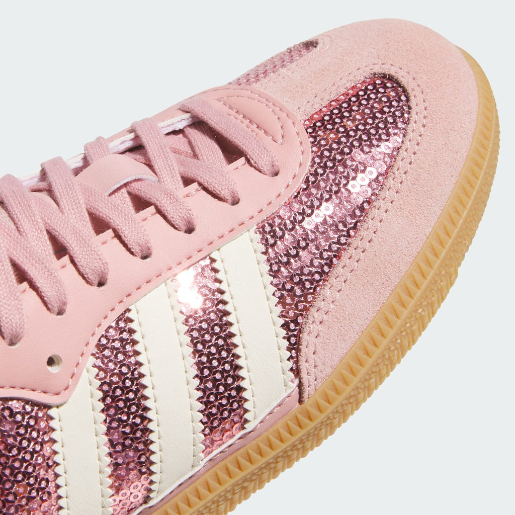 Adidas Kids' SAMBA OG SHOES - Wonder Mauve / Cream White / Tech Grey Metallic - Image 7
