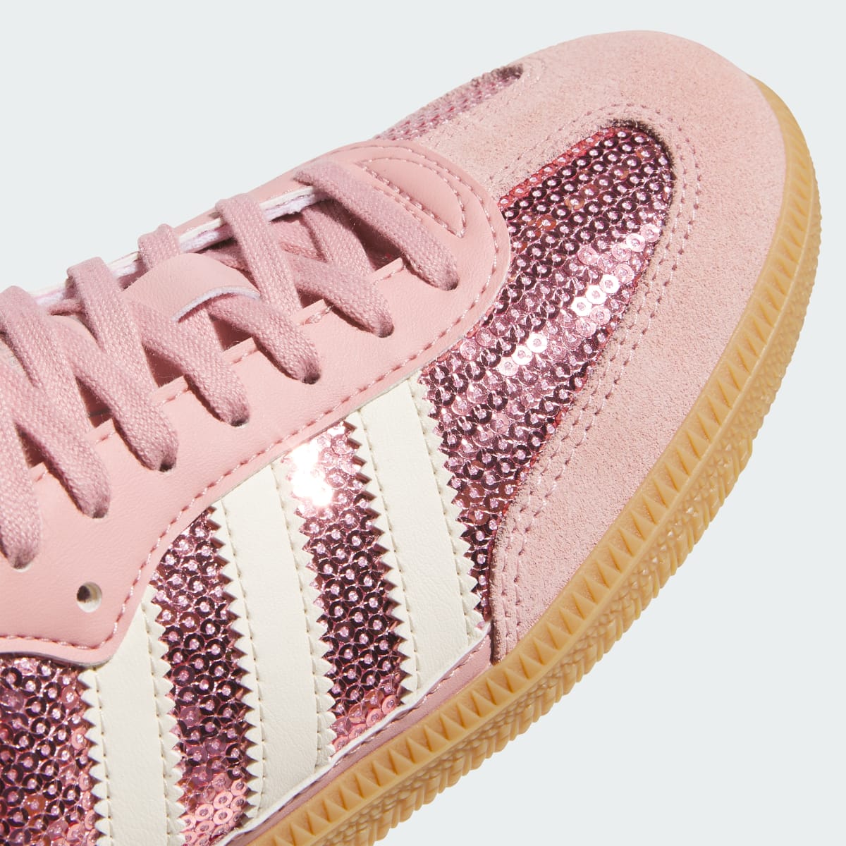 Adidas Kids' SAMBA OG SHOES - Wonder Mauve / Cream White / Tech Grey Metallic - Image 7