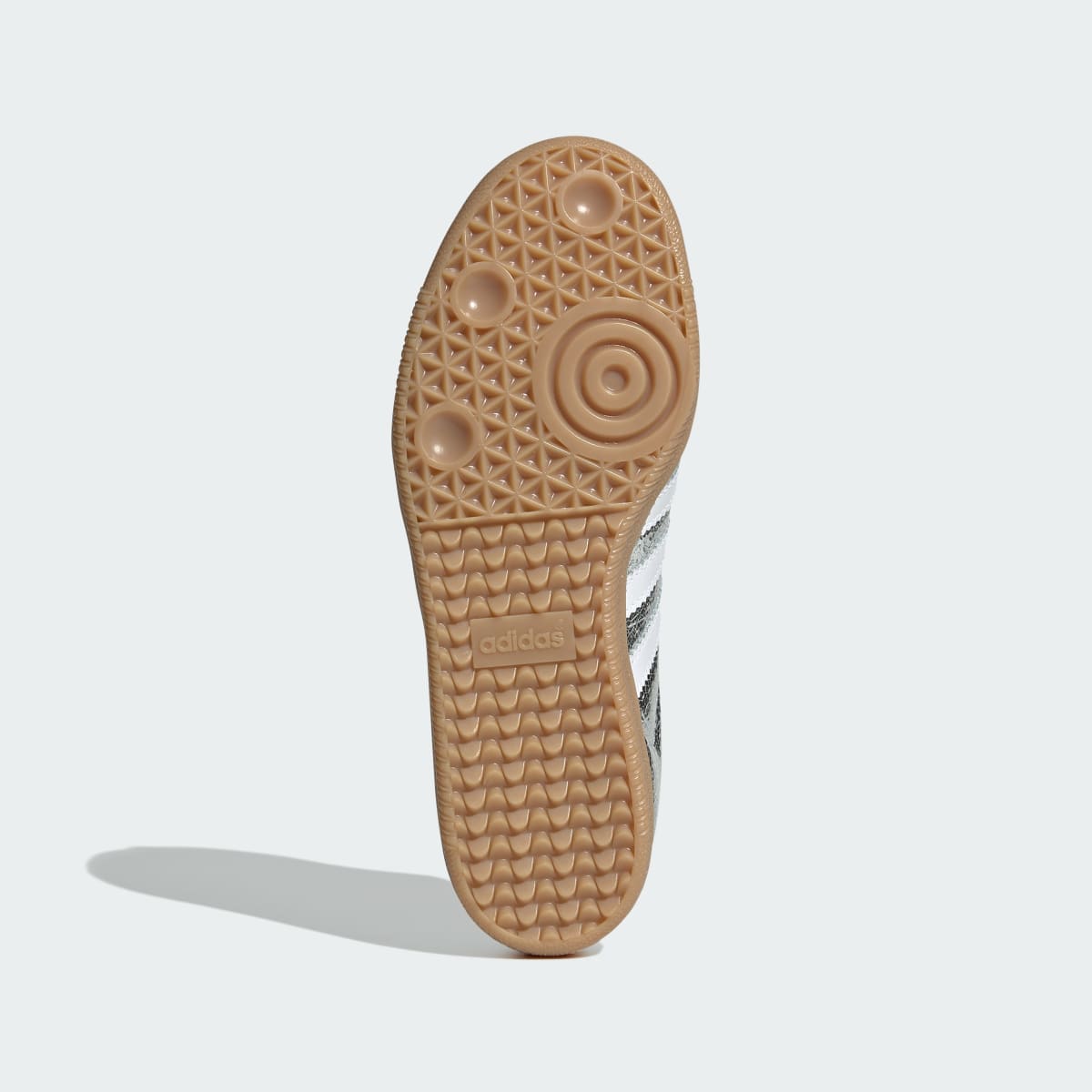 Adidas Women's SAMBA OG SHOES - Silver Metallic / Cloud White / Core White - Image 4