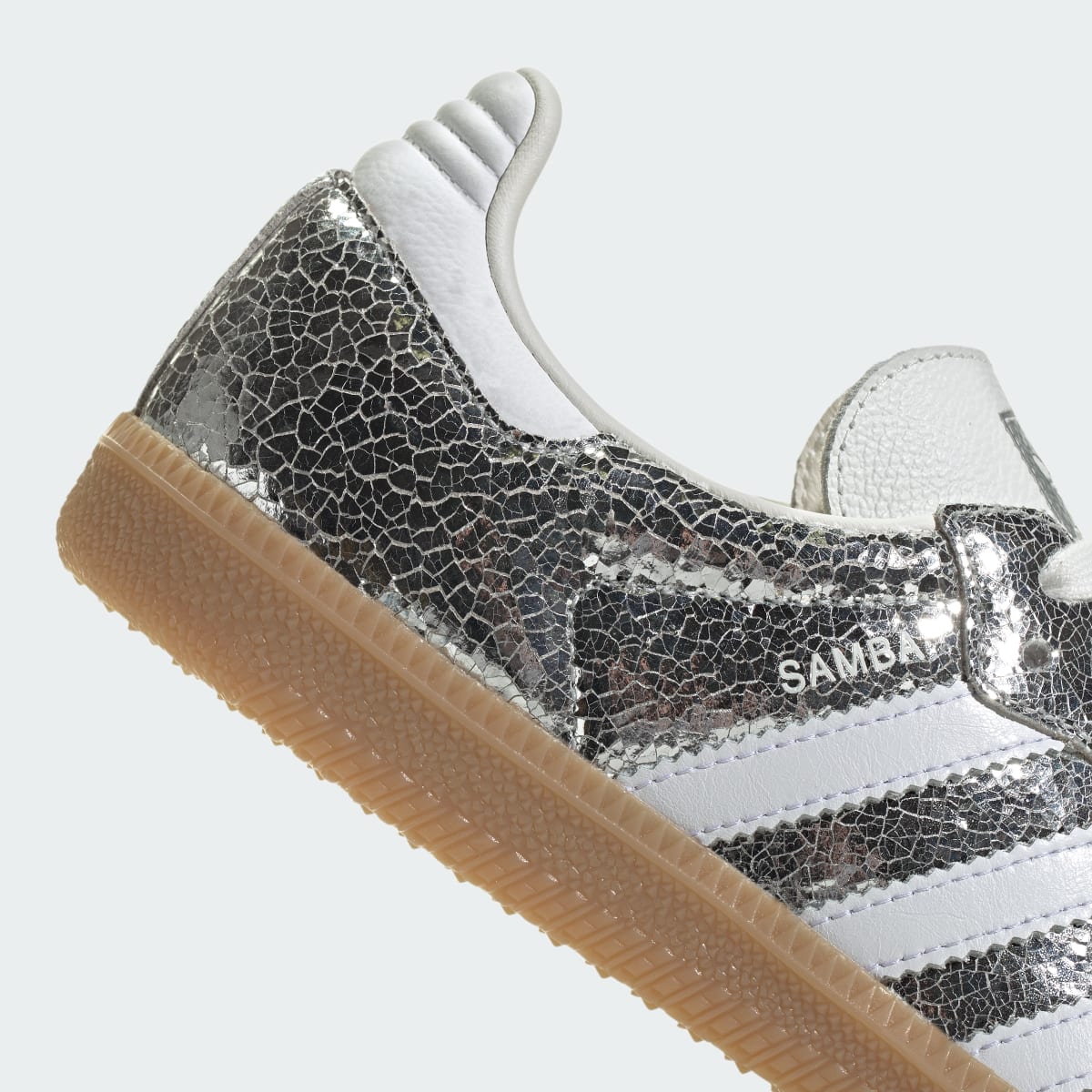 Adidas Women's SAMBA OG SHOES - Silver Metallic / Cloud White / Core White - Image 10