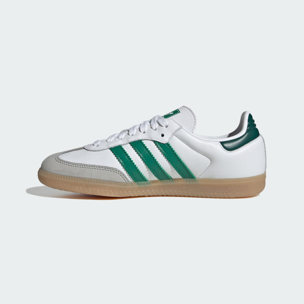 Adidas Women's SAMBA OG SHOES - Cloud White / Bold Green / Collegiate Green - Image 7