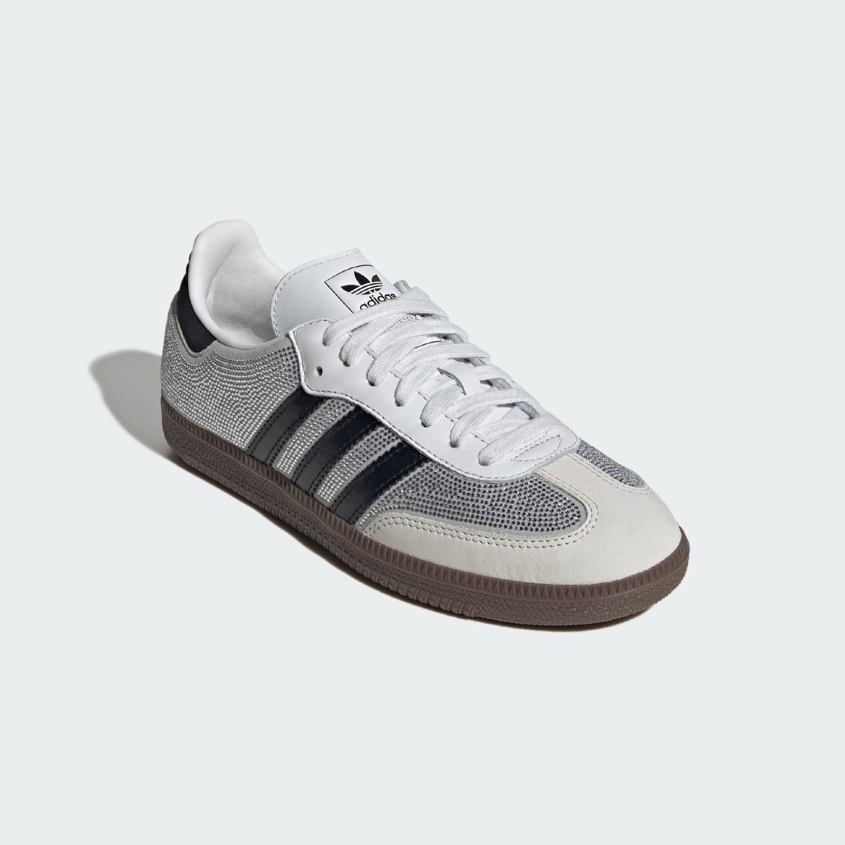 Adidas Women's SAMBA OG SHOES - Crystal White / Core White / Silver Metallic - Image 5