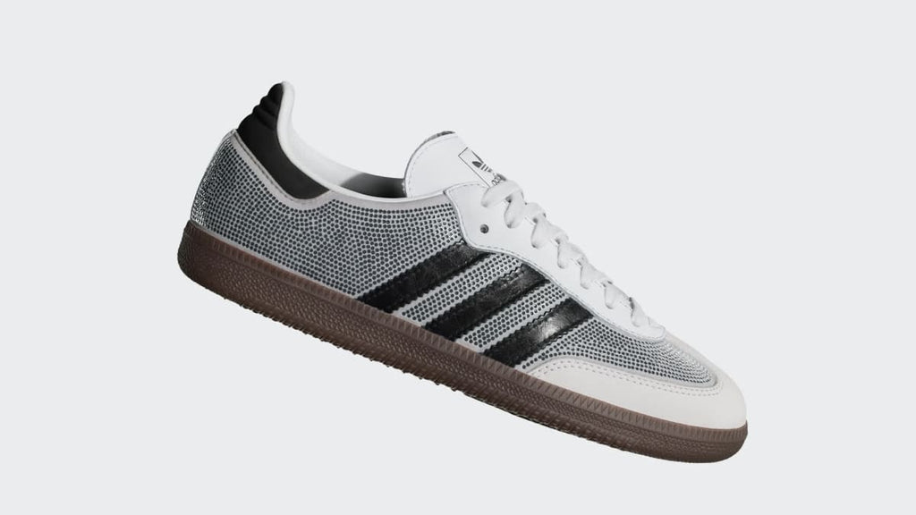 Adidas Women's SAMBA OG SHOES - Crystal White / Core White / Silver Metallic - Image 2