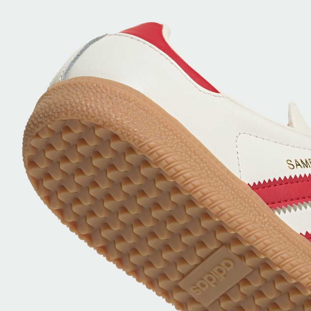 Adidas Kids' SAMBA OG SHOES - Cream White / Better Scarlet / Gum - Image 9
