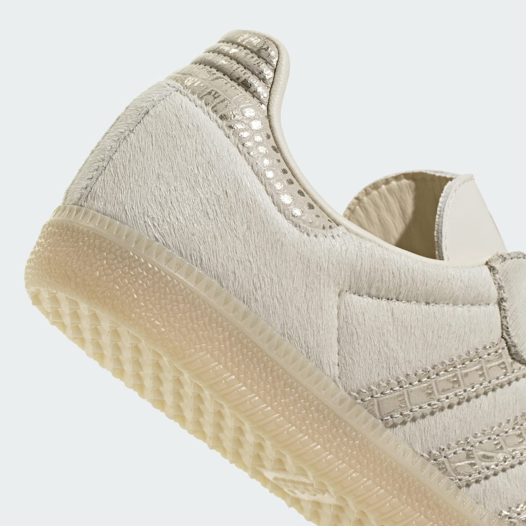 Adidas Women's SAMBA OG SHOES - Cream White / Cream White / Maroon - Image 9