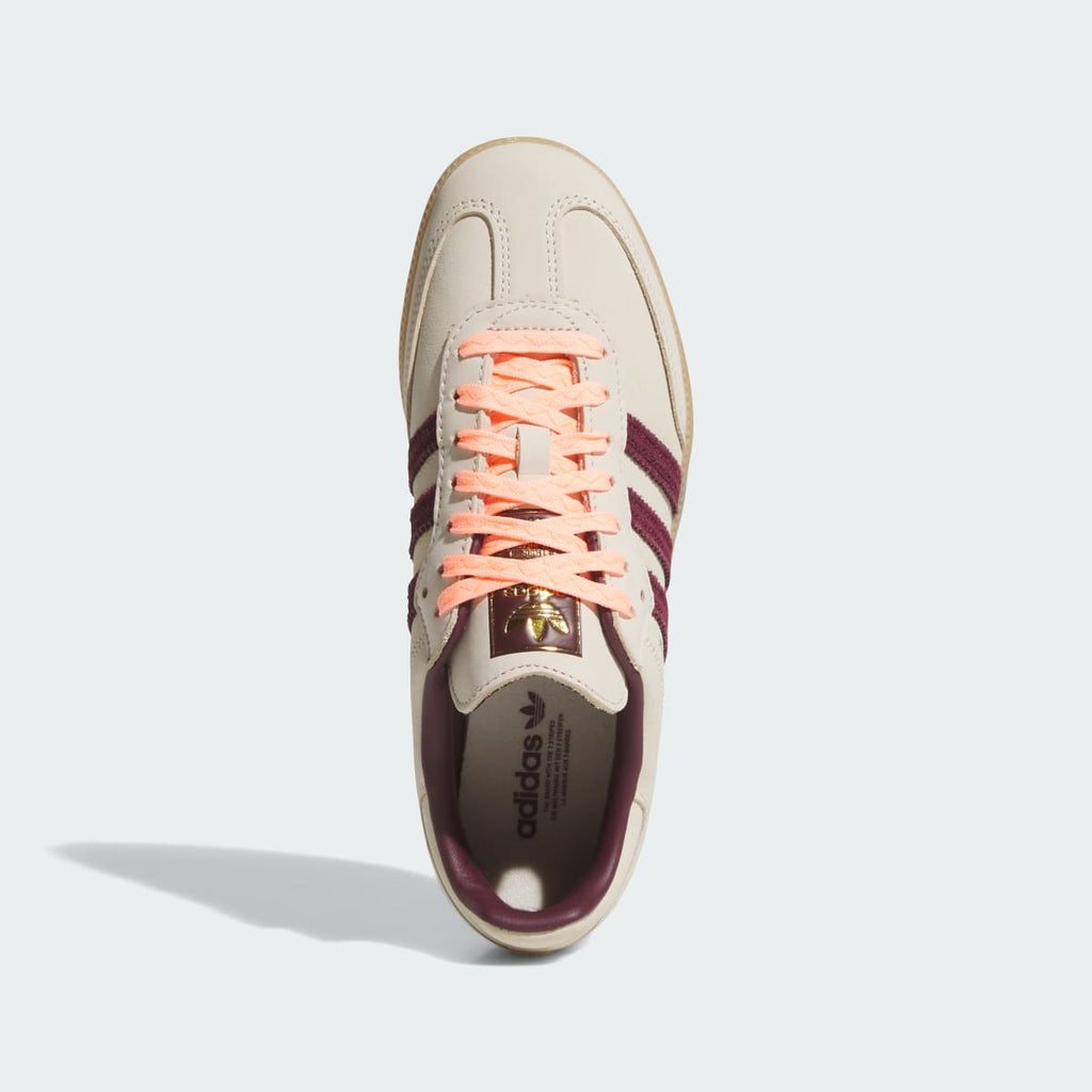 Adidas Women's SAMBA OG SHOES - Wonder White / Maroon / Frozen Turbo - Image 2