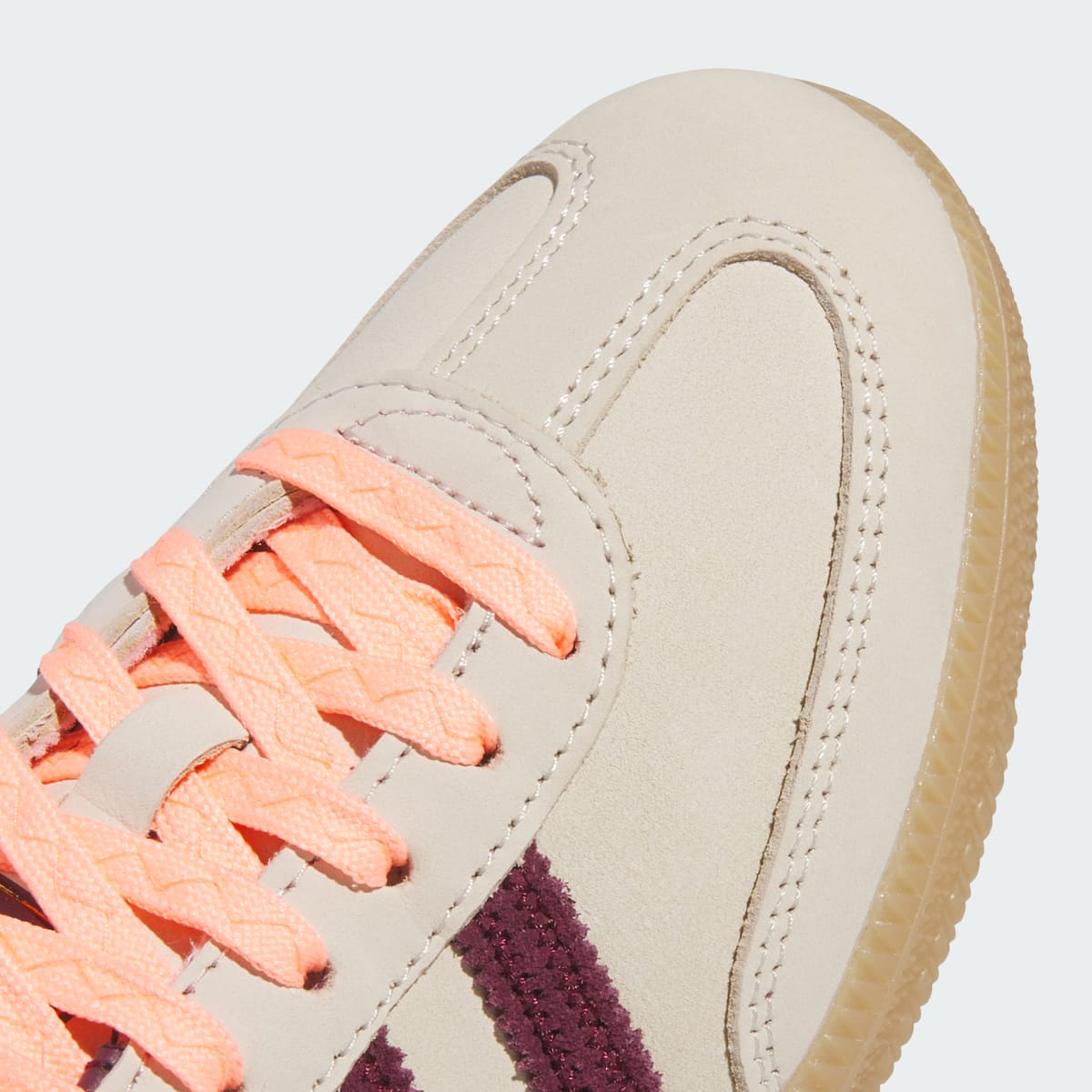 Adidas Women's SAMBA OG SHOES - Wonder White / Maroon / Frozen Turbo - Image 8