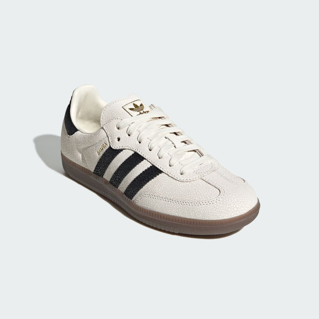Adidas Women's SAMBA OG SHOES - Cloud White / Core Black / Gum - Image 5