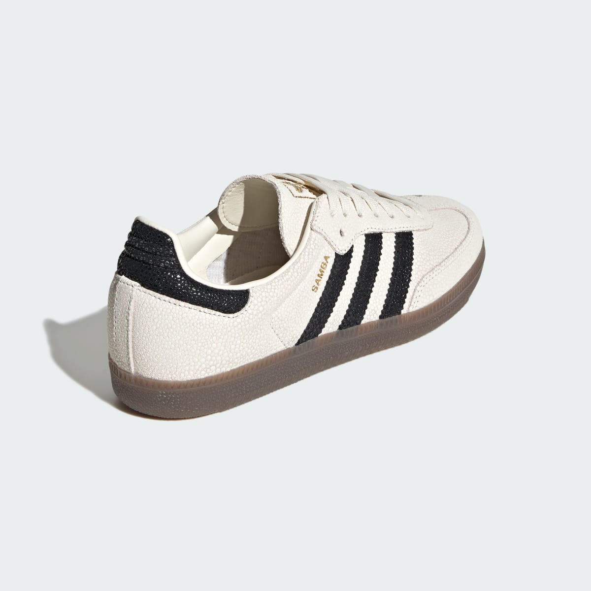 Adidas Women's SAMBA OG SHOES - Cloud White / Core Black / Gum - Image 6
