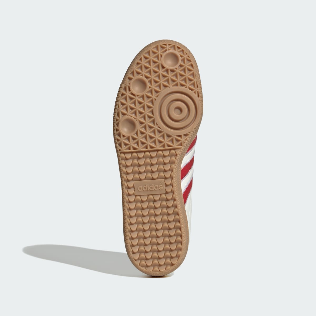 Adidas Kids' SAMBA OG SHOES - Off White / Better Scarlet / Gum - Image 3