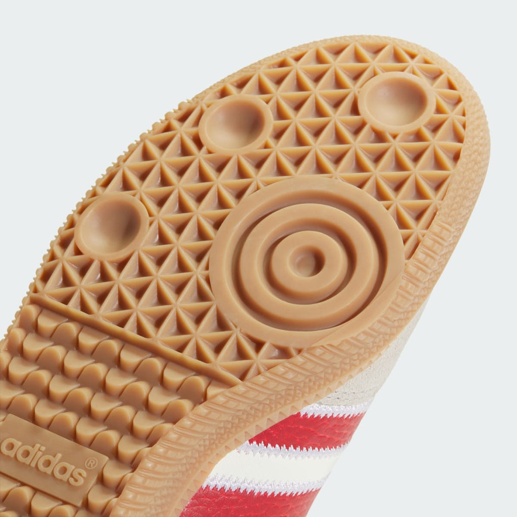 Adidas Kids' SAMBA OG SHOES - Off White / Better Scarlet / Gum - Image 8