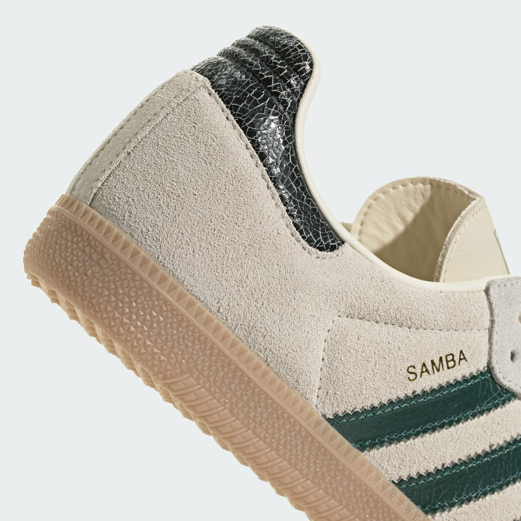 Adidas Men's SAMBA OG SHOES - Cream White / Collegiate Green / Magic Beige - Image 10