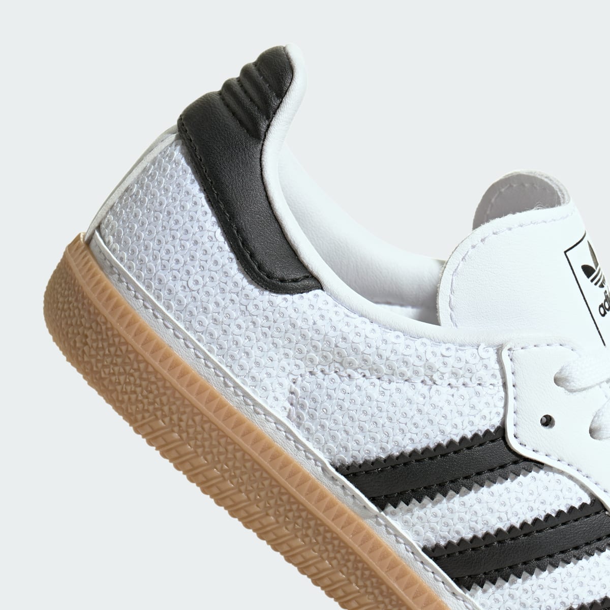 Adidas Kids' SAMBA OG SHOES - Cloud White / Core Black / Grey One - Image 7