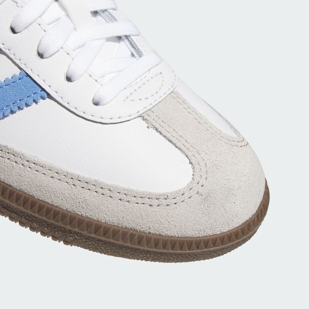 Adidas Kids' SAMBA OG SHOES - Cloud White / Blue Fusion / Gum - Image 8