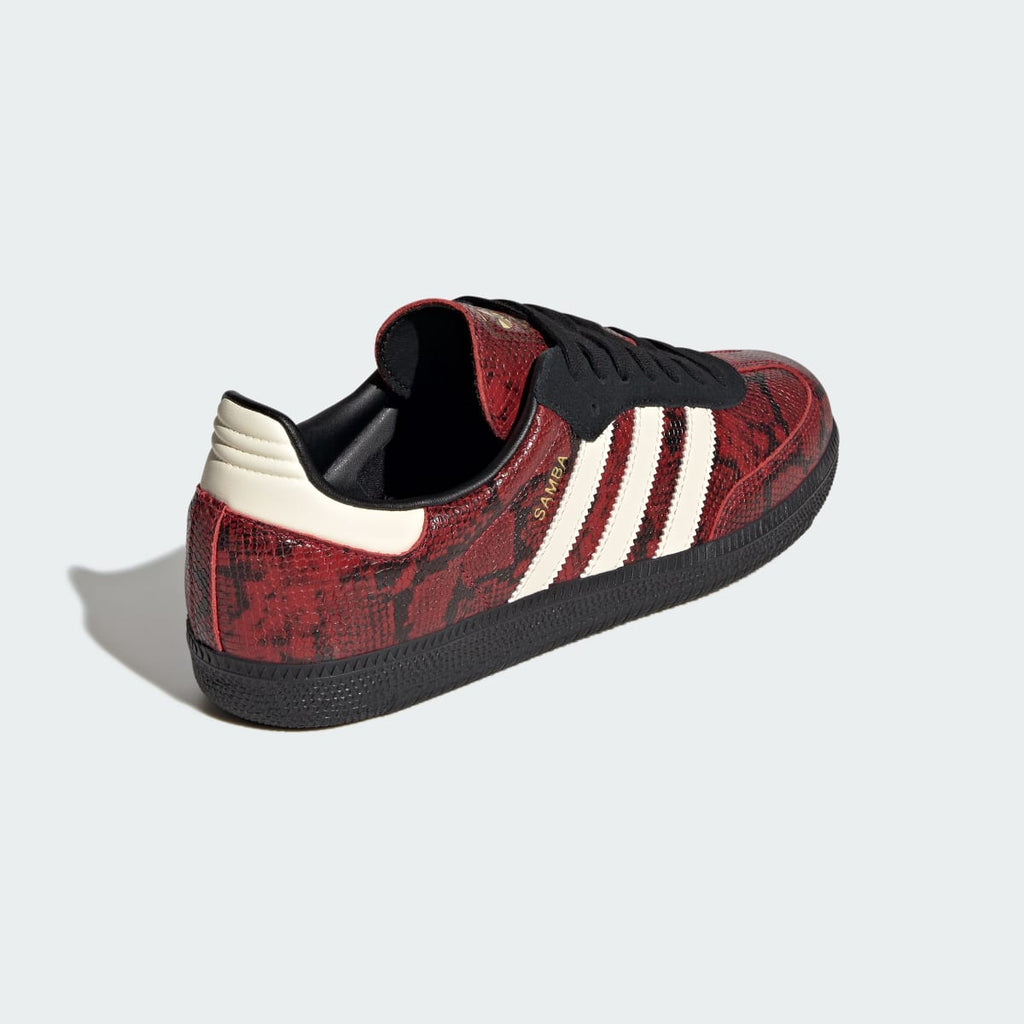 Adidas Men's SAMBA OG SHOES - Warm Vanilla / Core Black / Team Victory Red - Image 5