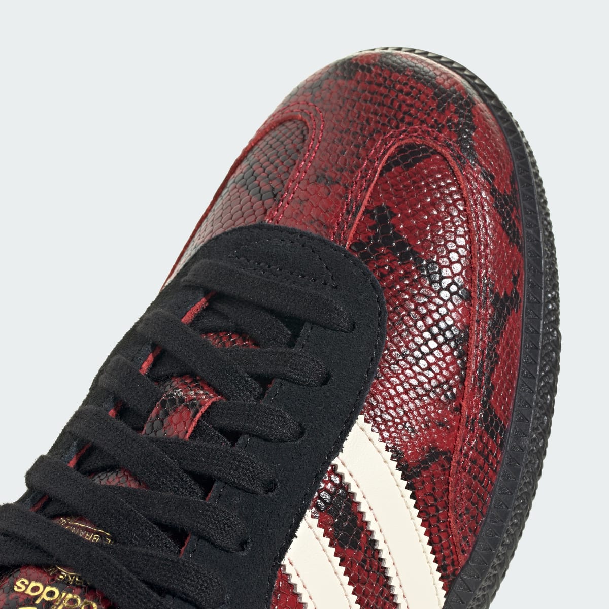 Adidas Women's SAMBA OG SHOES - Warm Vanilla / Core Black / Team Victory Red - Image 8