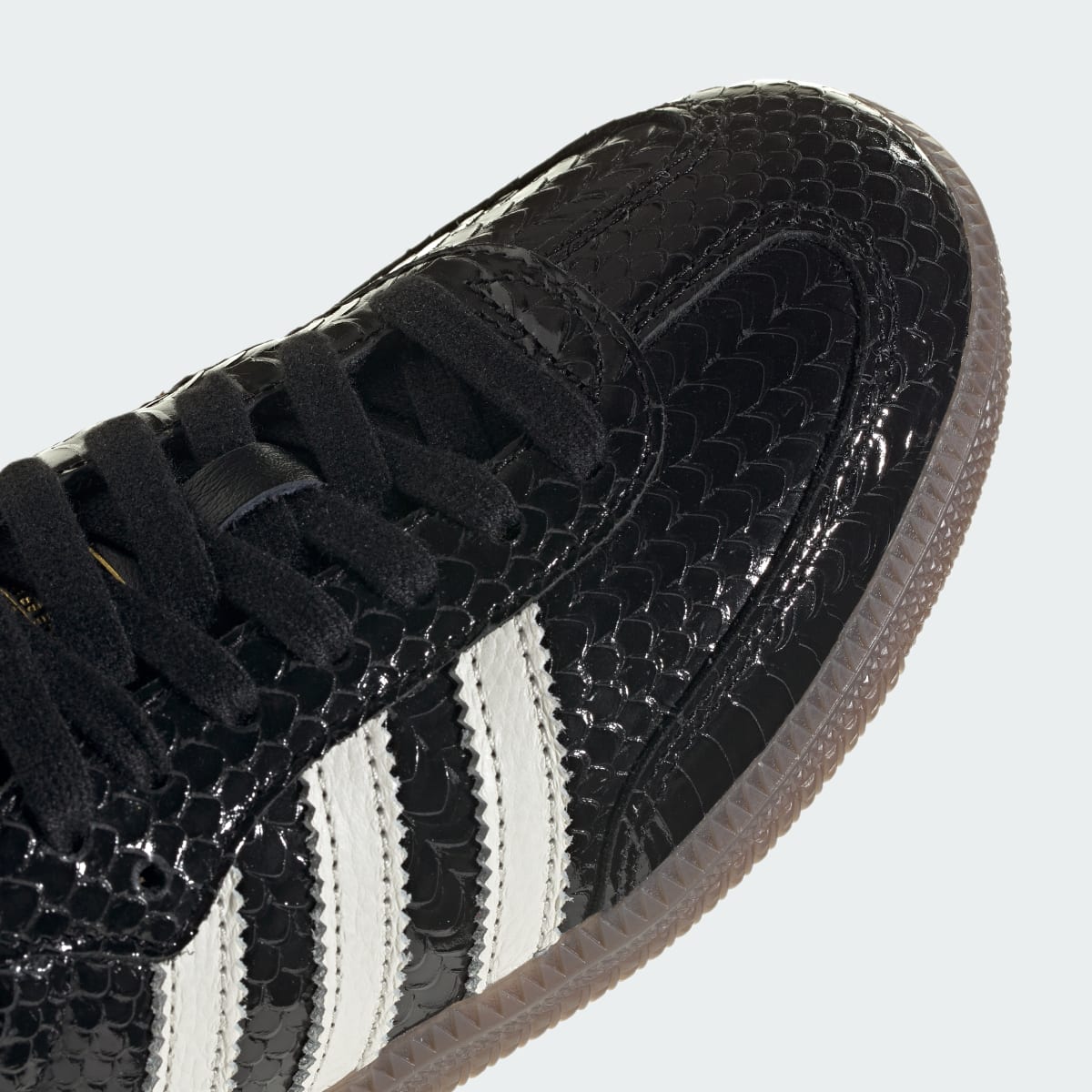 Adidas Women's SAMBA SHOES - Core Black / Off White / Gum - Image 9