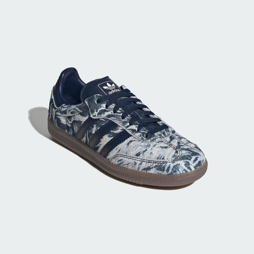 Adidas Women's SAMBA SHOES - Night Indigo / Night Indigo / Off White - Image 4