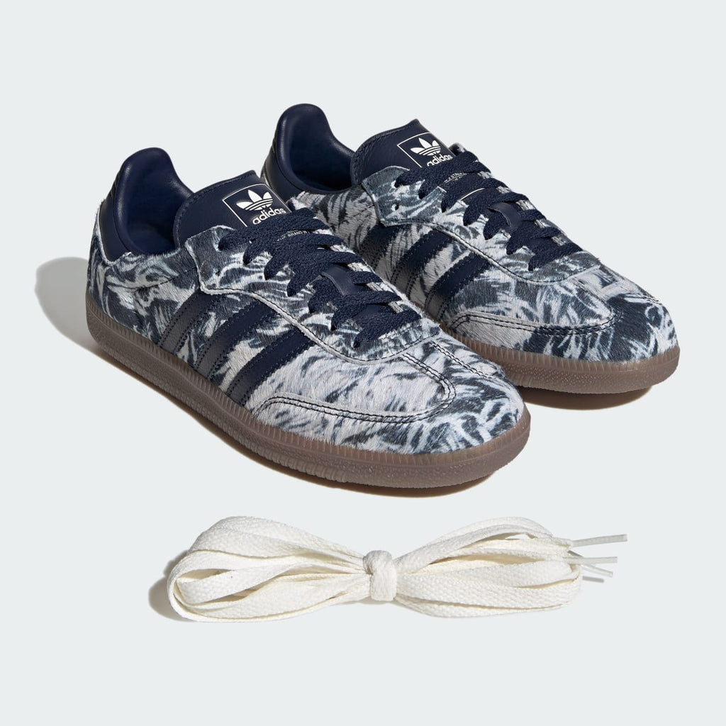 Adidas Women's SAMBA SHOES - Night Indigo / Night Indigo / Off White - Image 8
