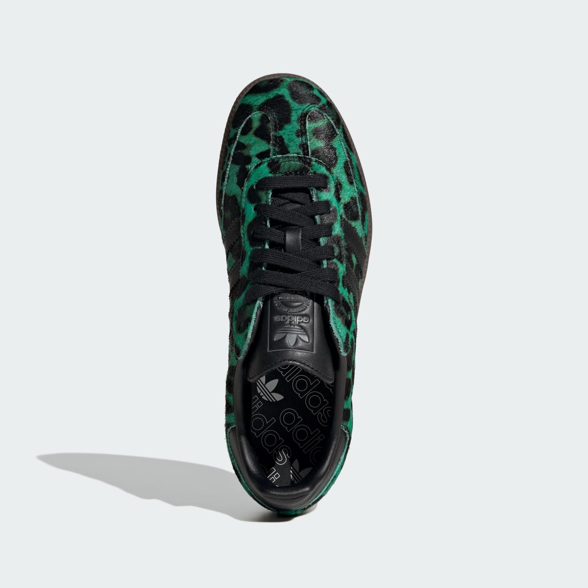 Adidas Women's SAMBA SHOES - Semi Screaming Green / Core Black / Gold Metallic - Image 2