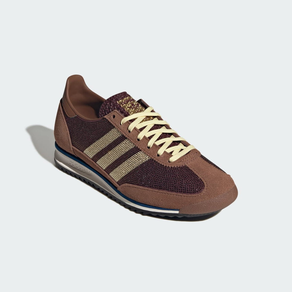 Adidas Women's SL 72 OG SHOES - Preloved Brown / Almost Yellow / Maroon - Image 6