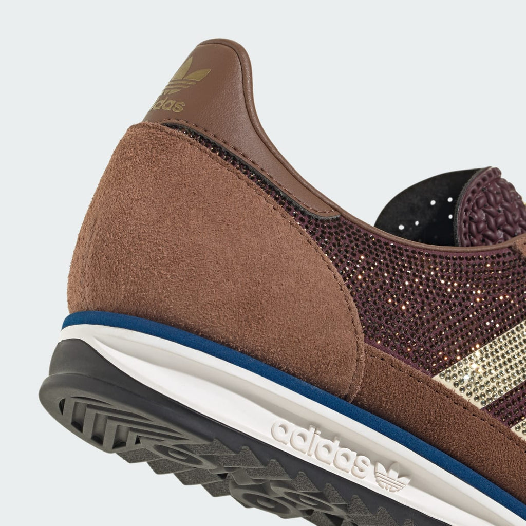 Adidas Women's SL 72 OG SHOES - Preloved Brown / Almost Yellow / Maroon - Image 10