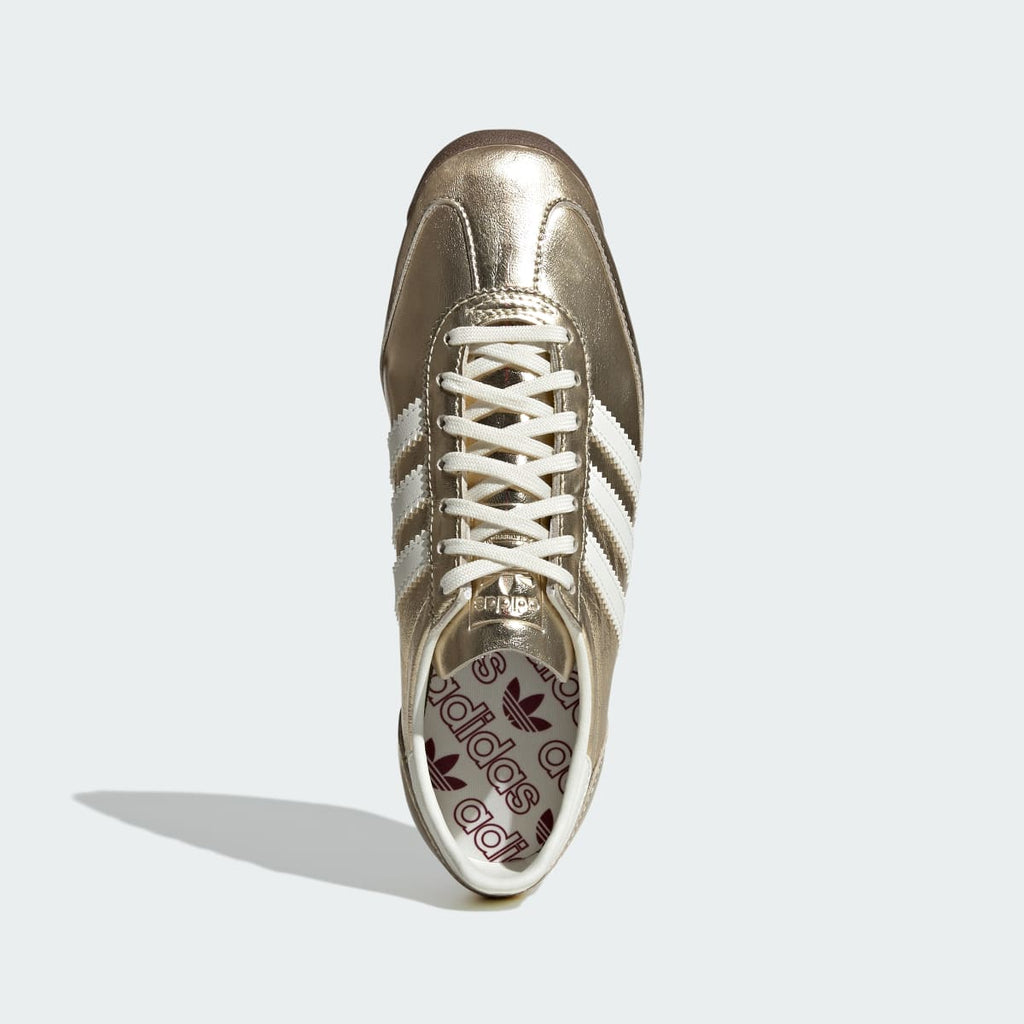 Adidas Women's SL 72 OG SHOES - Gold Metallic / Off White / Shadow Red - Image 3