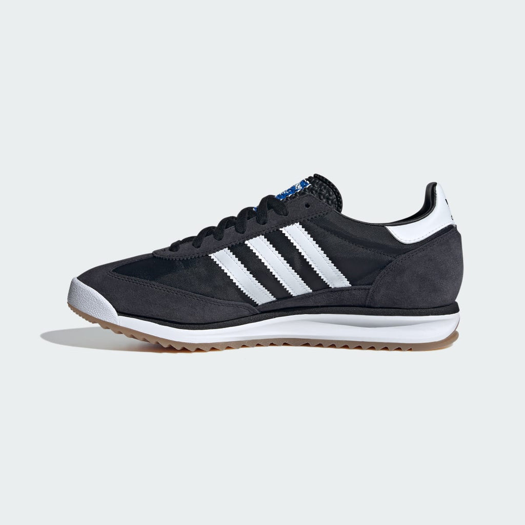Adidas Women's SL 72 RS Shoes - Core Black / Cloud White / Blue - Image 7