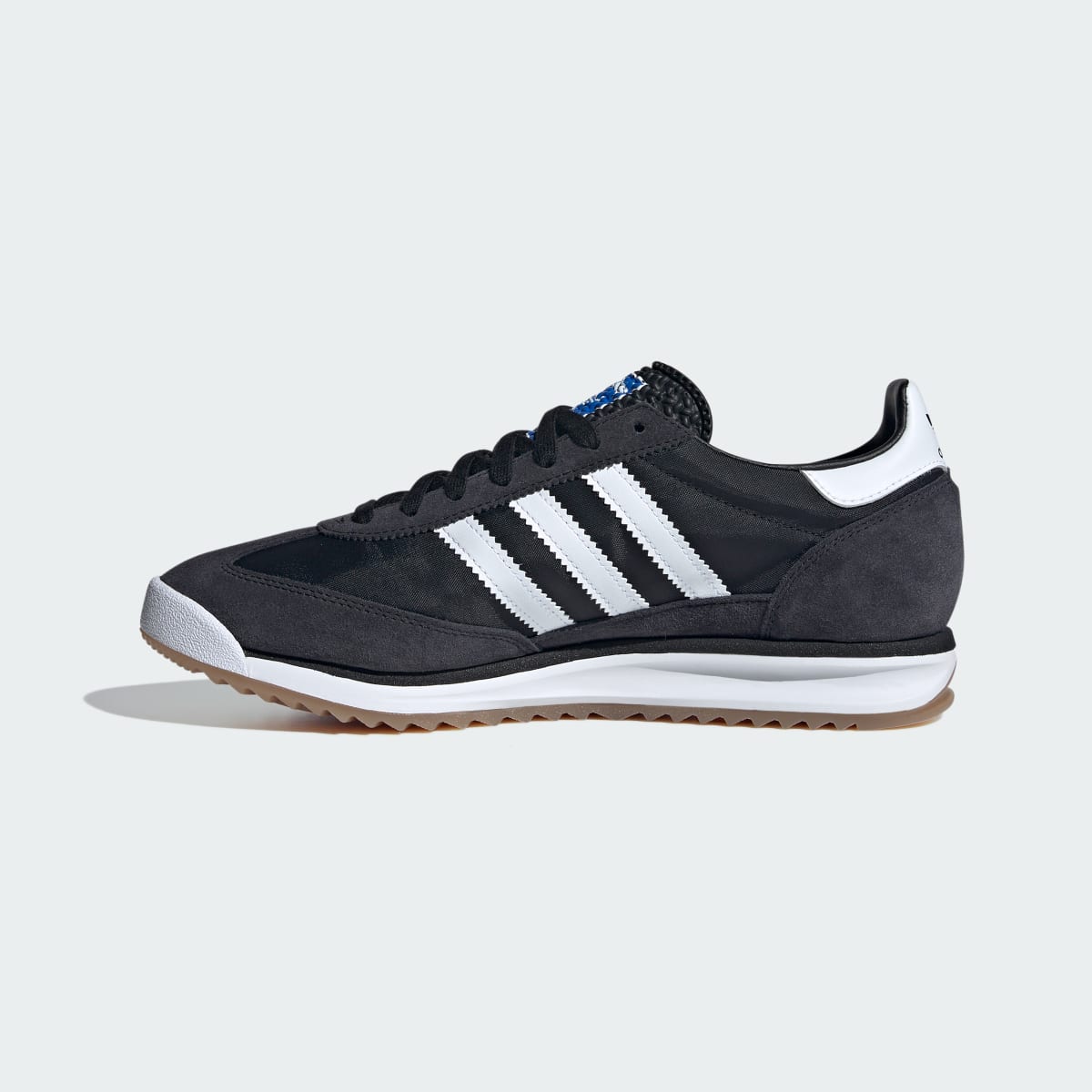 Adidas Women's SL 72 RS Shoes - Core Black / Cloud White / Blue - Image 7