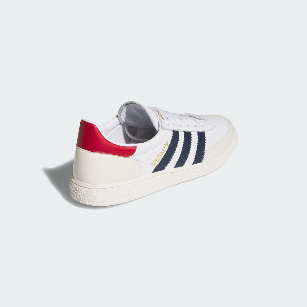 Adidas Women's SPEZIAL SPIKELESS GOLF SHOES - Cloud White / Night Indigo / Team Victory Red - Image 5
