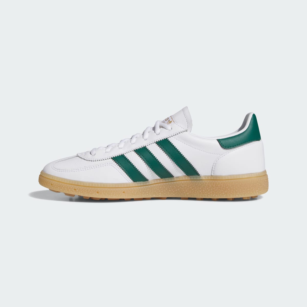 Adidas Men's SPEZIAL SPIKELESS GOLF SHOES - Cloud White / Collegiate Green / Gum - Image 6