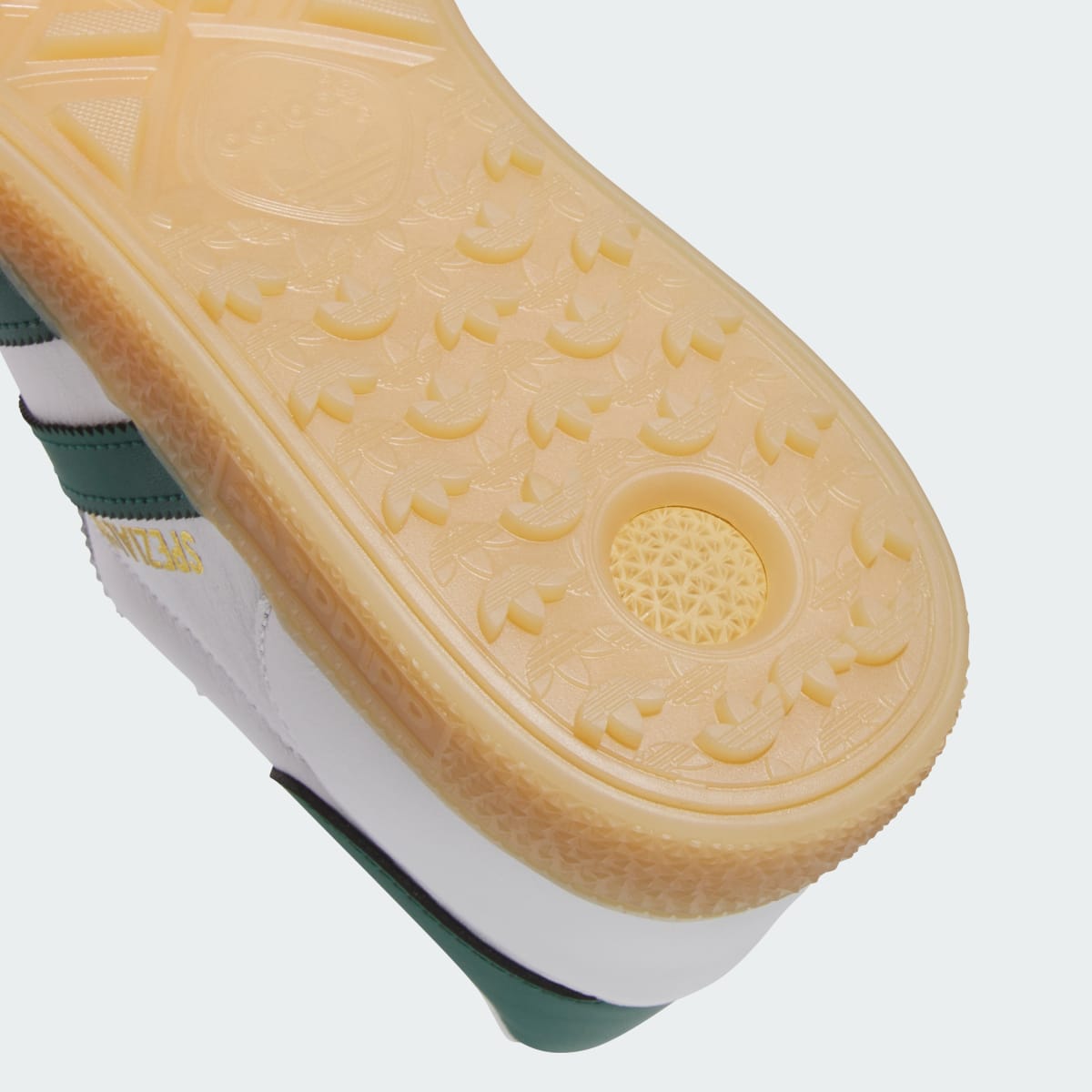Adidas Women's SPEZIAL SPIKELESS GOLF SHOES - Cloud White / Collegiate Green / Gum - Image 9